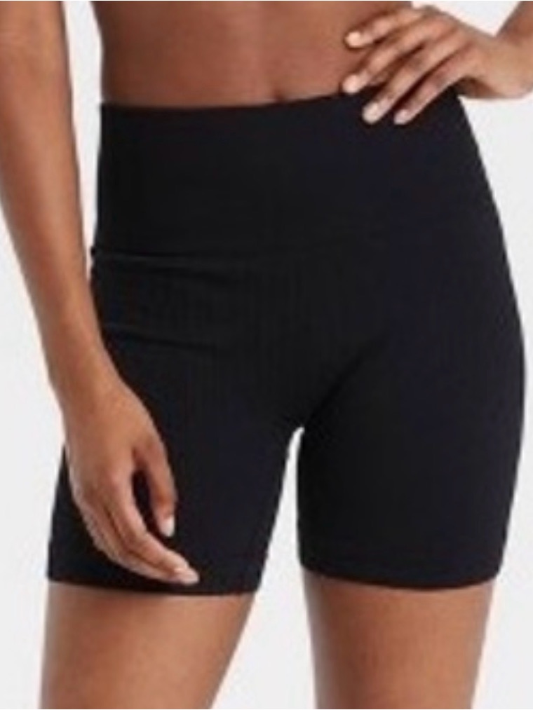 2 Colsie Black High-Waist Bike Shorts